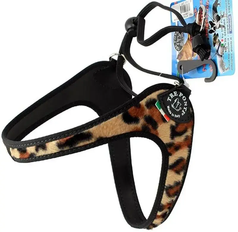 Missa inte | Kattsele Tre Ponti leopardmönstrad
