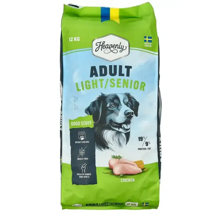 Passa på nu | Heavenly Light & Senior Torrfoder för hund 12kg