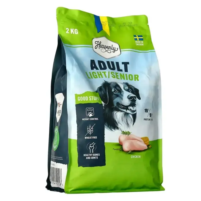 Expressleverans - Heavenly Light & Senior Torrfoder för hund 2kg
