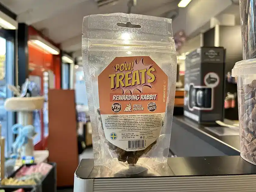 POW! Treats Rewarding Rabbit 50 g | Bara idag