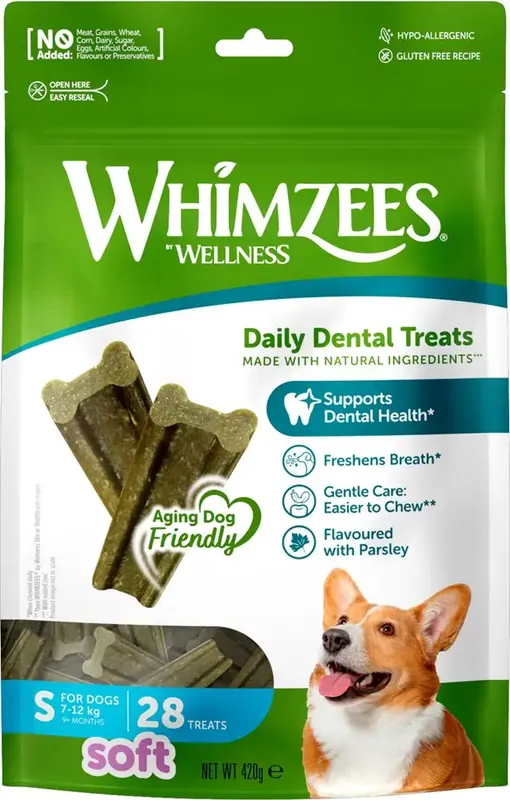 Tuggben Whimzees Soft Value S 28 st 420 g - Nyhet