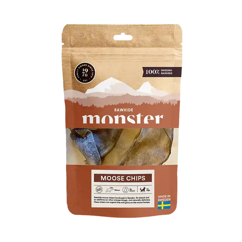Tuggben Monster Rawhide Moose Chips 10 st - Handla online