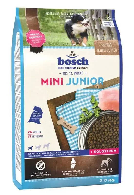BOSCH Mini Junior 3 kg - Efterfrågad