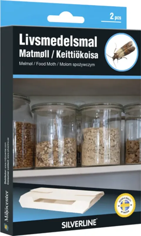 Rabatt - Silverline Livsmedelsmalfälla 2-pack
