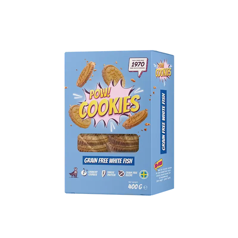 Kampanjpris | POW! Cookie Grain free Whitefish 400 g