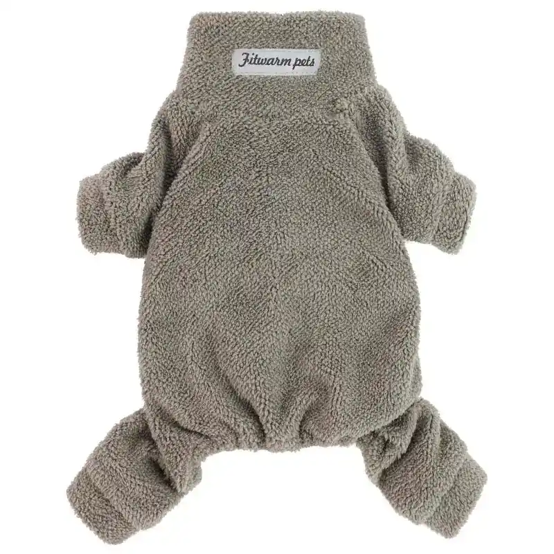 Extra rabatt | Fitwarm Turtleneck Fuzzy Pyjamas Grå