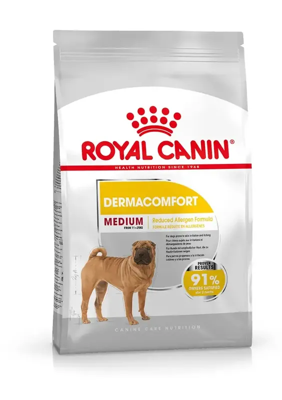 Royal Canin Dermacomfort MEDIUM Torrfoder för hund 12 kg - Slutrea