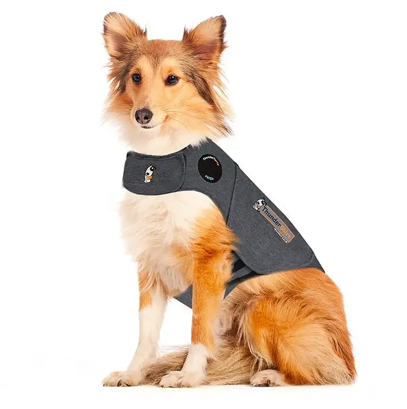 Orosdämpande tröja Thundershirt Grå S - Slutrea