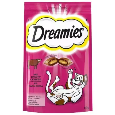 Dreamies Kattgodis Oxkött 60gr | Fabrikspris