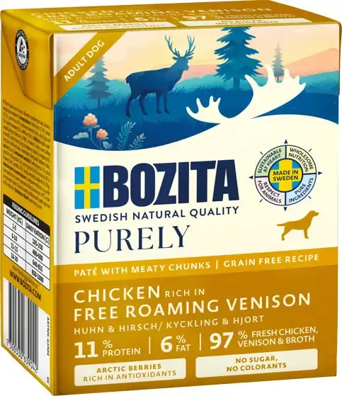 Ny produkt - Purely Dog Paté Venison Våtfoder 370g-465979