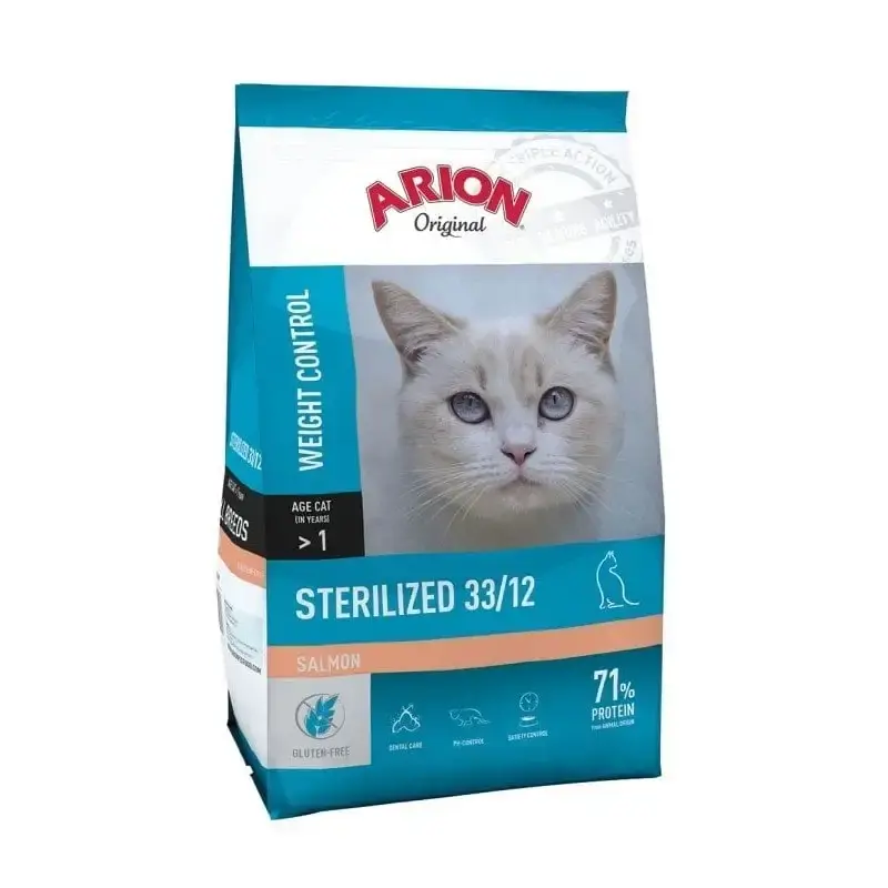 Spara nu - ARION Original Cat Sterilized Lax 7,5 kg