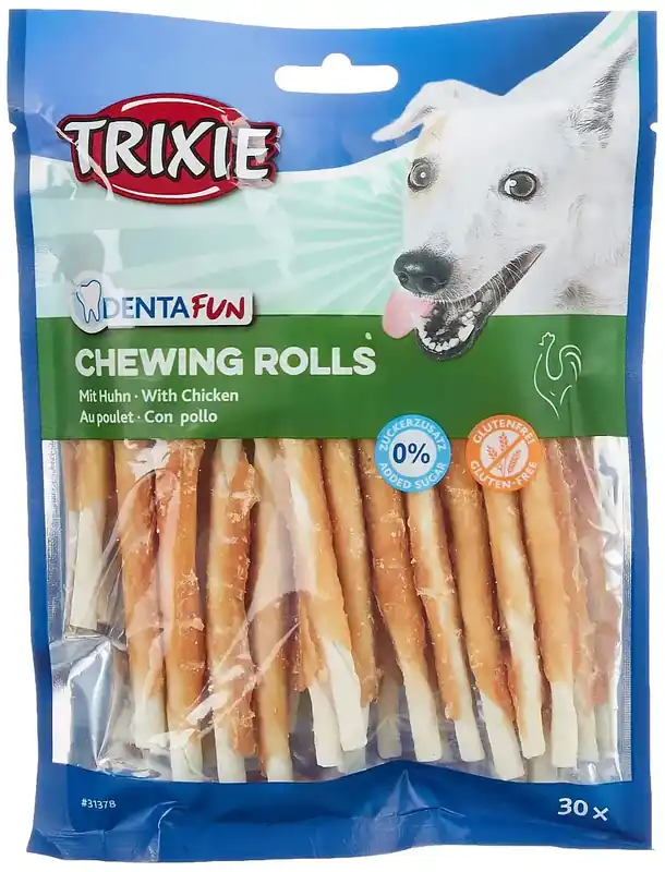 Fabrikspris | TRIXIE Denta Fun Chicken Tuggrullar