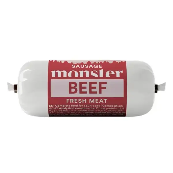 Kampanj - Dog Sausage Beef Våtfoder för hund-W454017