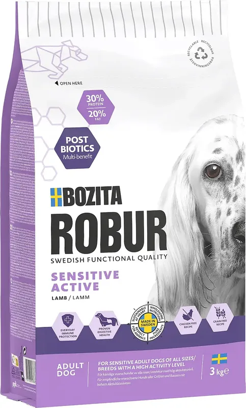 Finns i lager - Sensitive Grain Free Active Hundfoder 3kg-C466007