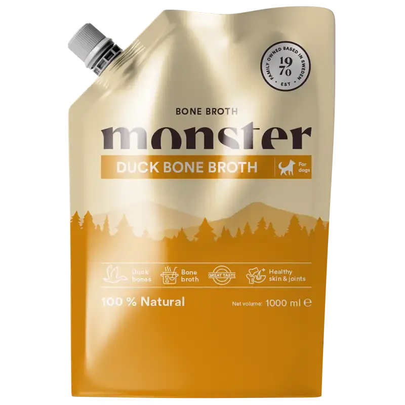 Monster Bone Broth Duck 1000 ml - Precis lanserat