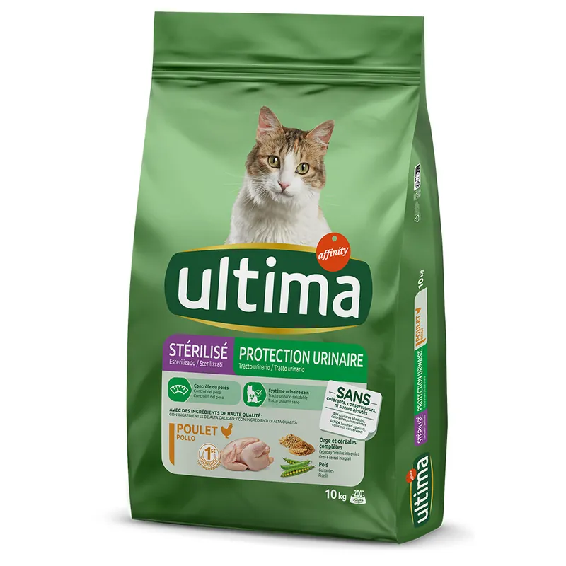 Skynda dig | Ultima Cat Sterilized Urinary Chicken – 10 kg