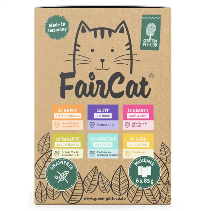 FairCat Multipack – Ekonomipack 24 x 85 g | Tryggt köp