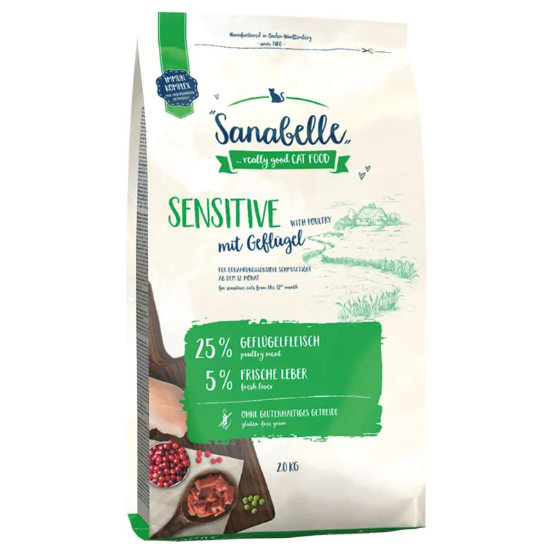 Sanabelle Sensitive with Poultry – 2 kg - Sista chansen