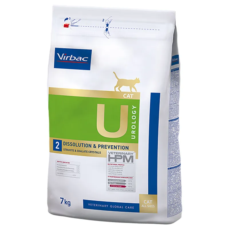 Favorit hos kunderna - Virbac Veterinary HPM Cat Urology Dissolution & Prevention U2 – 7 kg