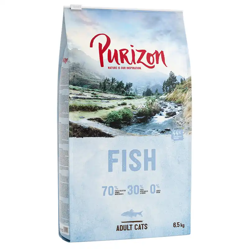 Ekonomipack Purizon torrfoder 2 x 6,5 kg – Adult Fish | Snabb leverans
