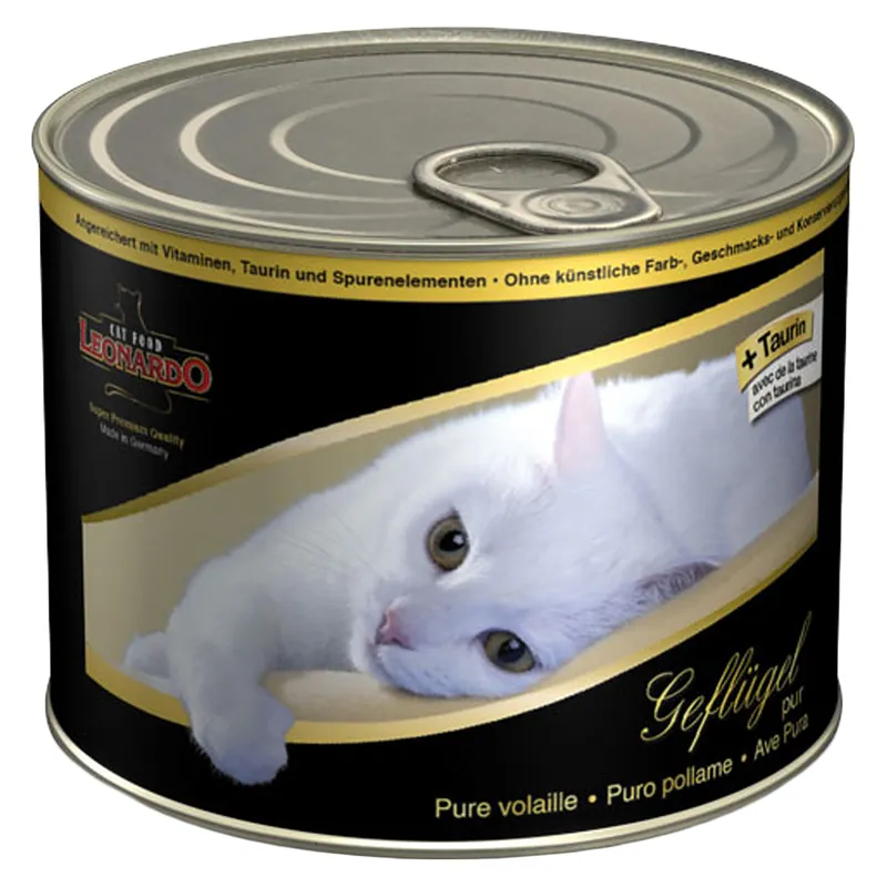 Ekonomipack Leonardo All Meat 24 x 200 g – Pure Poultry | Outlet
