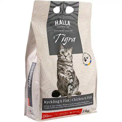Kattfoder Tigra Kyckling & Fisk – 3 kg | Efterfrågad