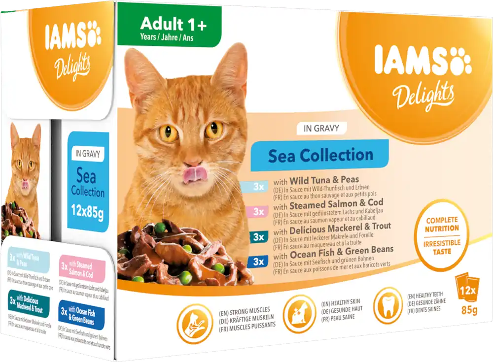 Beställ online - Delights Gravy Multipack Sea Kattfoder – 1,02