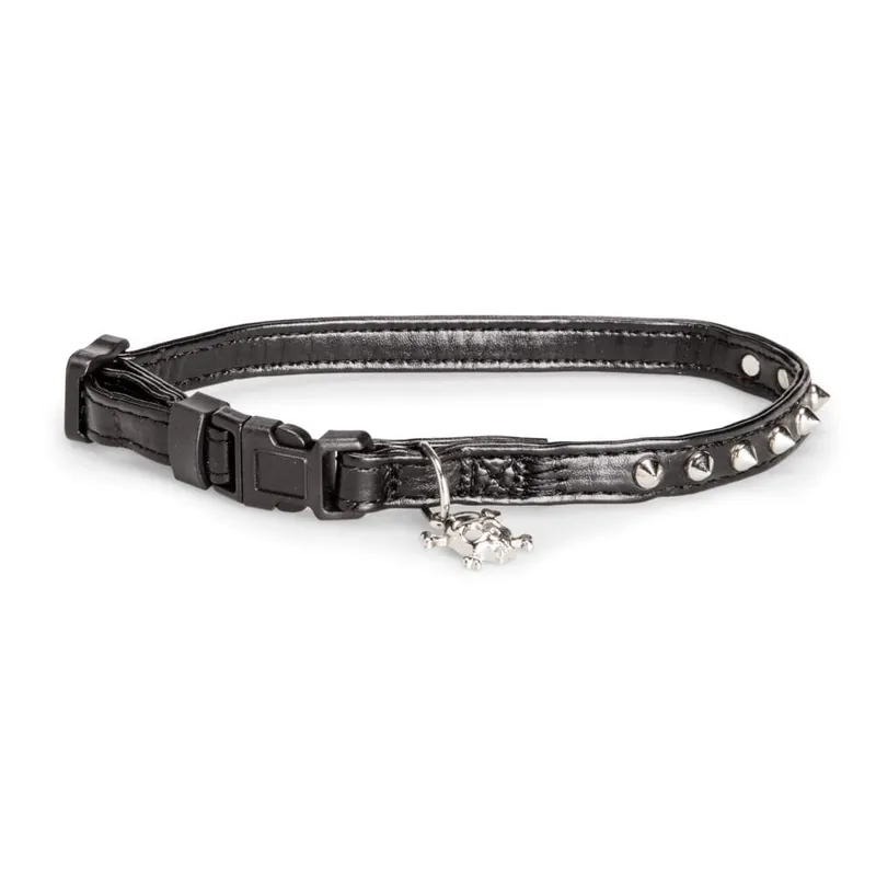 Basic Cat Rebel Halsband Svart - Kanonpris