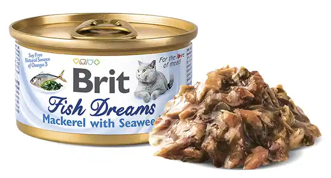 Brit Fish Dreams Mackerel & Seaweed 80g | Handla nu