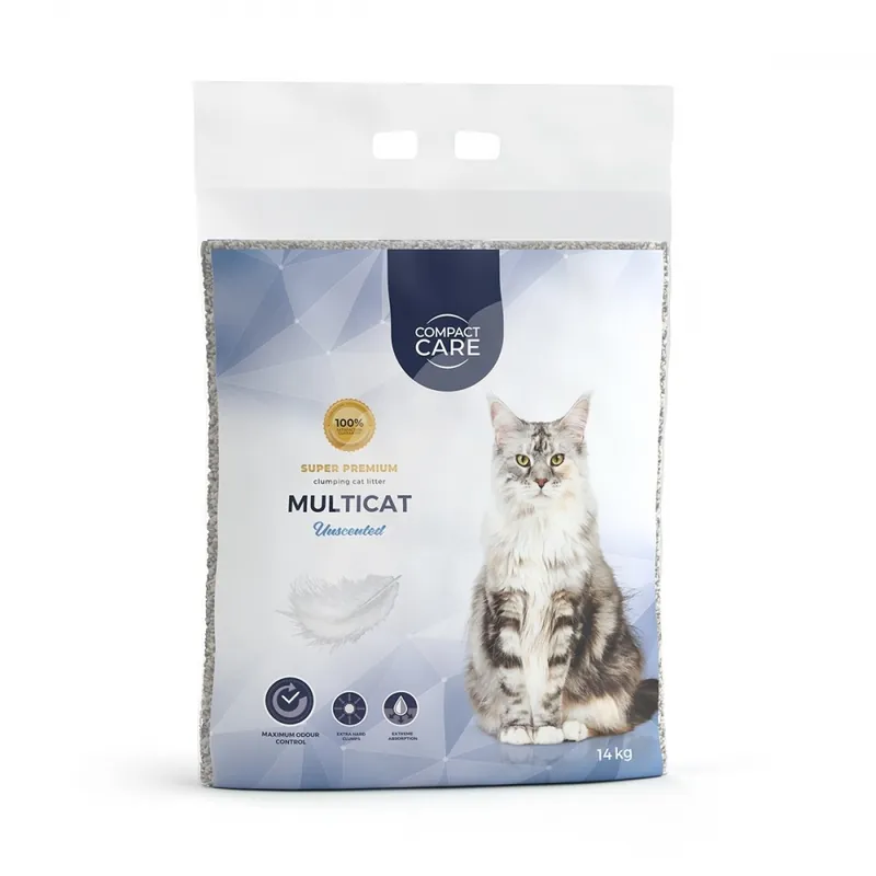 Compact Care Multicat Unscented 14 kg | Expressfrakt