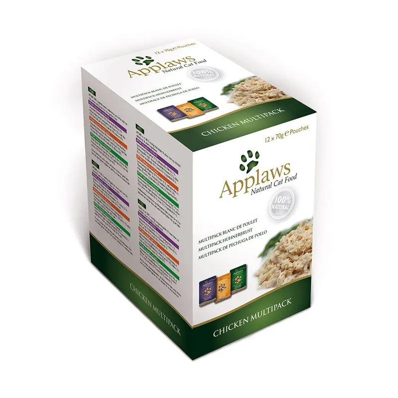 Premiumkvalitet - Applaws Cat Chicken Multipack