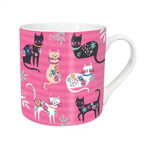 Ny lansering - TeMugg Blommiga katter