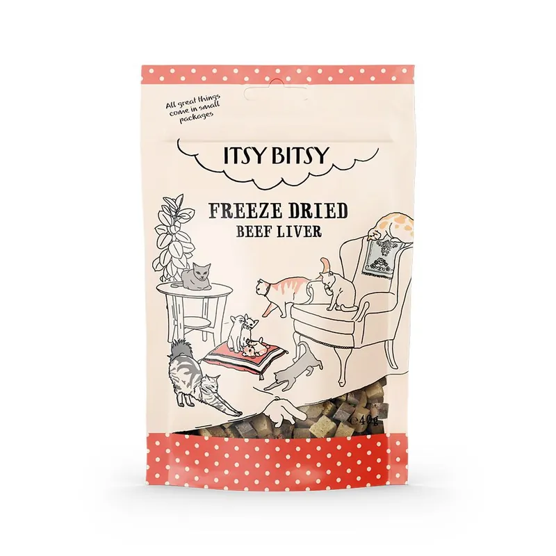 ItsyBitsy Cat Freeze Dried Beef Liver - Kundernas favorit