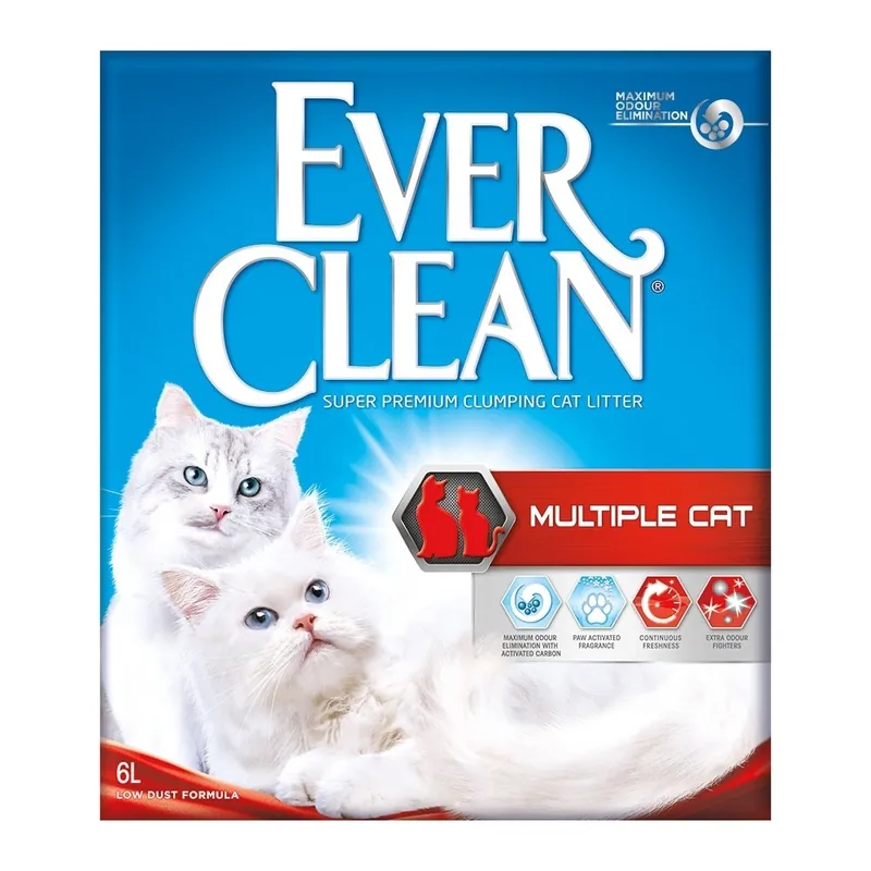 Bara idag - Ever Clean Multiple Cat Kattsand (6 l)