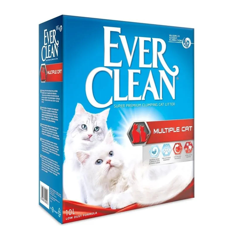 Handla säkert - Ever Clean Multiple Cat Kattsand (10 L)