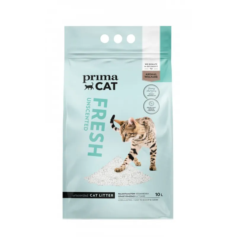 PrimaCat Fresh Unscented (10 l) - Sänkt pris