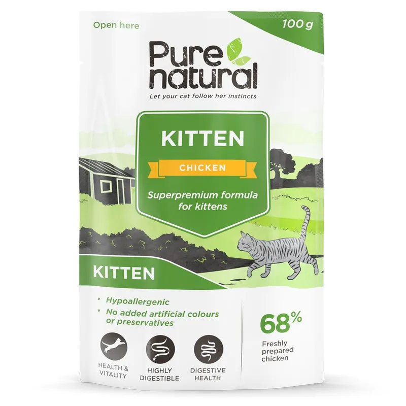 Expressfrakt - Purenatural Kitten Chicken With Rice