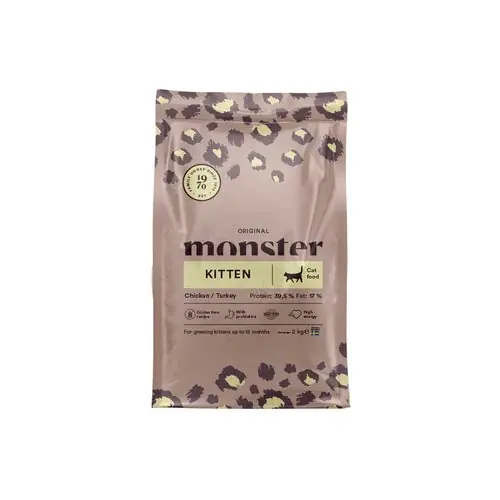 Monster Cat Original Kitten 2 kg - Nedsatt pris