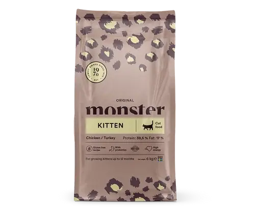 Skynda dig - Monster Cat Original Kitten 6 kg