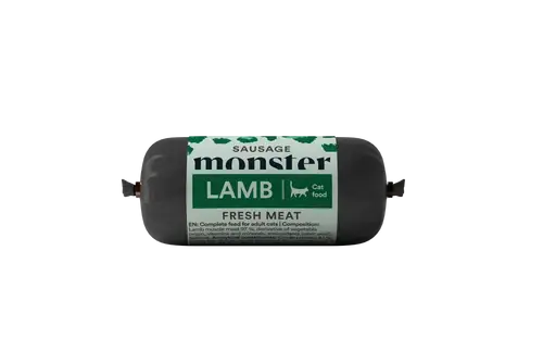 Bara idag | Monster Cat Sausage Lamb 80 g