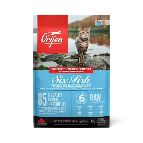 Orijen Cat 6 Fish 1,8 kg | Nyligen lanserat