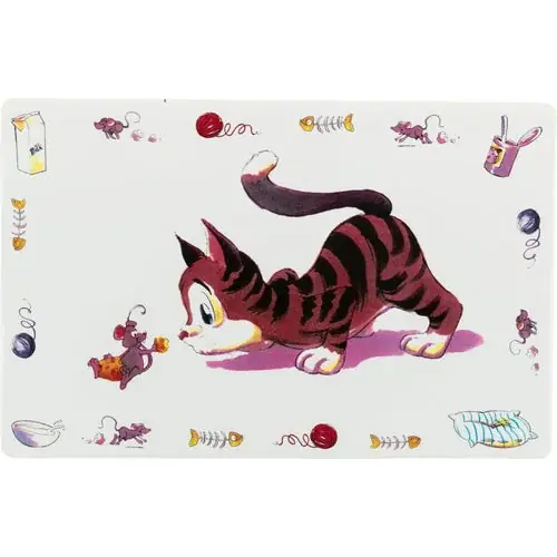 Trixie Place Mat Comic Cat 44x28cm - Dagens deal