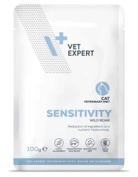 Vet Expert Sensitivity Wet Cat Food, 100g - Rea