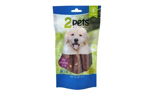 Skaffa nu - 2pets Tuggrulle 17cm 3-pack Ankfilé