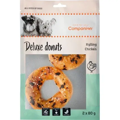 Companion – Deluxe kycklingdonuts, 2×80 g - Fabrikspris