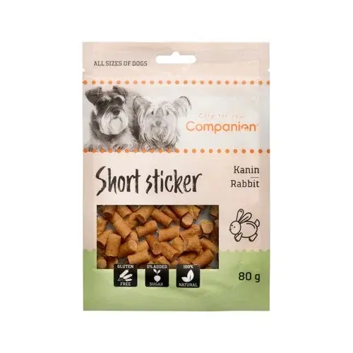 Companion – Korta kaninstickers, 80g | Rabatter