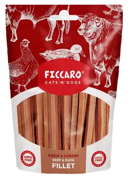 Ficcaro – Nötkötts- och anksfilé, 100g | Efterfrågad
