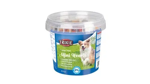 Topprodukt - Trainer Snack Mini Hearts i hink Trixie