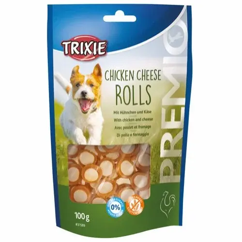 Nedsatt pris - Trixie Premio Kycklingostsnurror