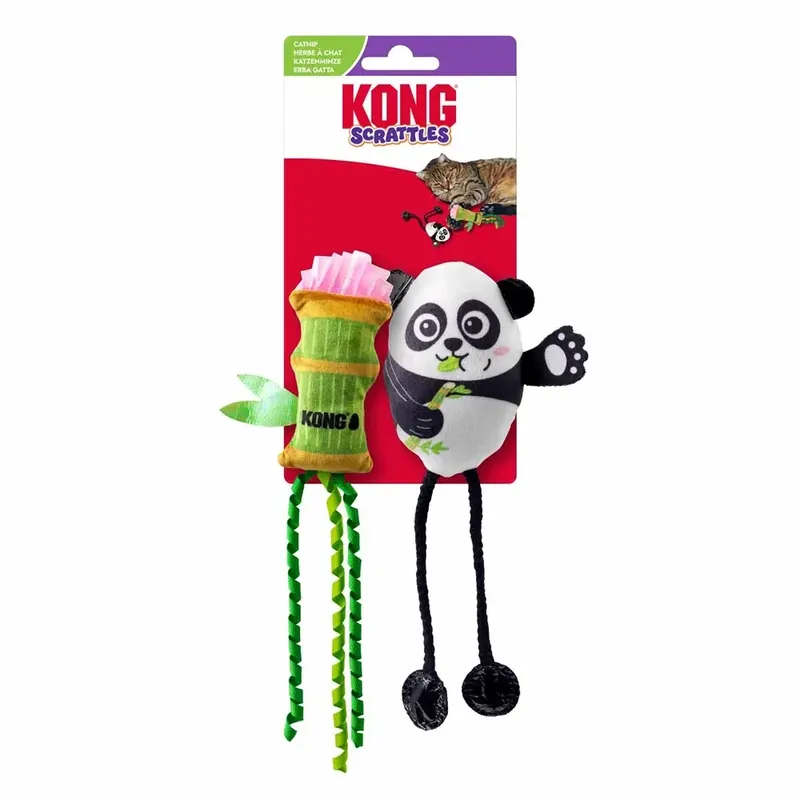 KONG Cat Scrattles Panda 2-pack - 2-pack - Handla online